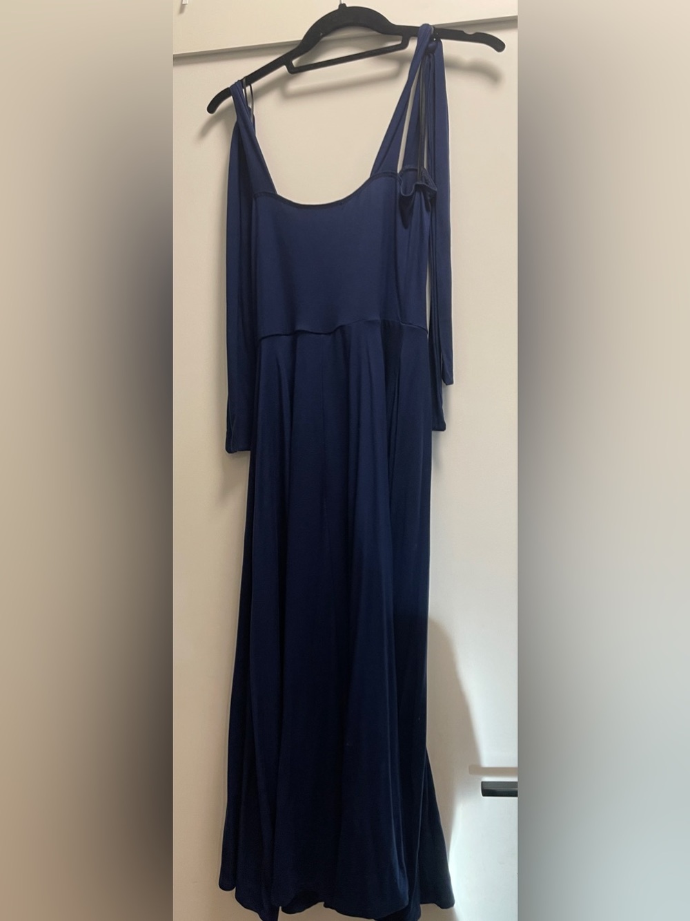 Reformation Navy Midi Dress